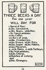 Three Beers a Day Illustration