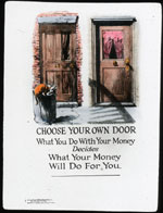 Choose Your Own Door Illustration