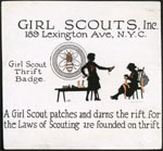 Girl Scout Thrift Badge Illustration