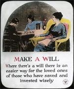 Make a Will- Invest Wisely Poster