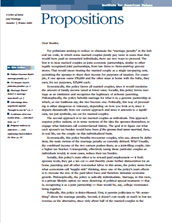 Propositions: A Letter of Ideas and Findings, Number 7