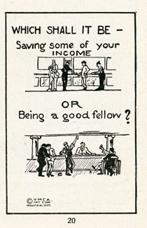 Saving Income or Good Fellow Illustration 