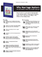 Why Marriage Matters, Summarized: 30 Conclusions from the Social Sciences