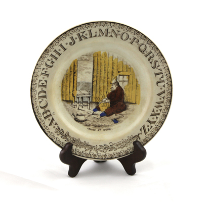 Thrift Maxim Plate: Crusoe at Work