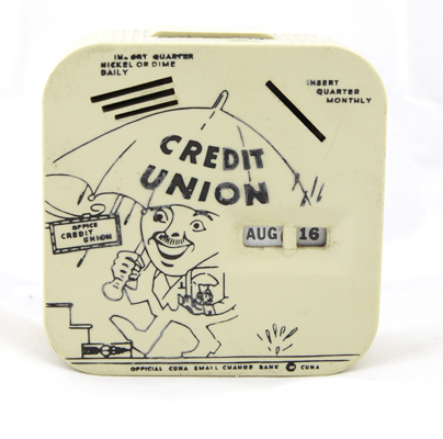 Official CUNA Small Change Calendar Bank