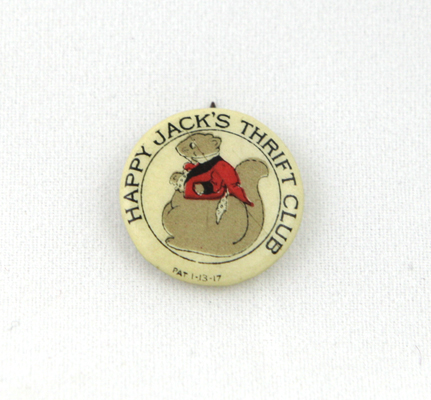 Happy Jack's Thrift Club Button