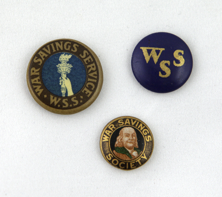 War Savings Society Buttons 