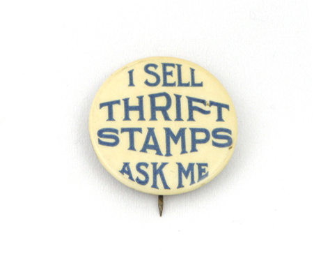 I Sell Thrift Stamps Button