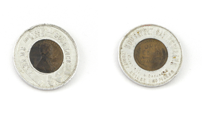 Roosevelt Savings Bank: Thrift Brings Happiness Coin