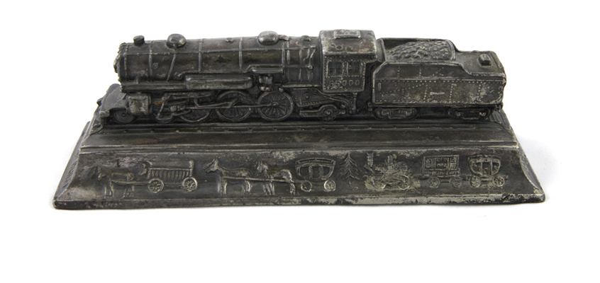 Bank for Americans Metal Locomotive