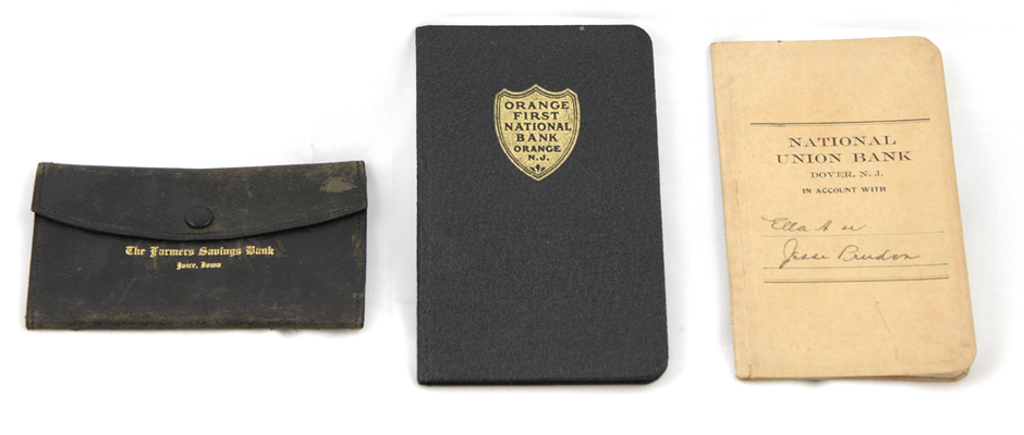 Purse and Pass Books from Banks