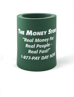 The Money Store Beverage Cozy