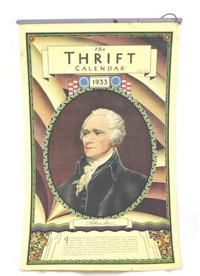 The Thrift Wall Calendar 1933