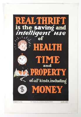 The Hope of a Nation Poster Series: Real Thrift