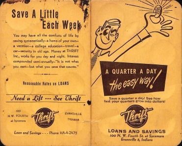 A Quarter a Day Coin Book