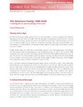The American Family, 1988–2028: Looking Back and Looking Forward