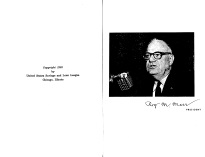 Savings and Loan Annals 1957