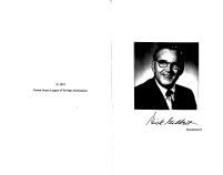 Savings and Loan Annals 1973