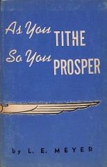 As You Tithe So You Prosper