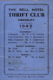 The Bell Hotel Thrift Club Pamphlet