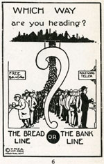 Bread Line or Bank Line Illustration