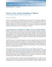 Divorce, Dads, and the Well-Being of Children: Answering Common Research Questions