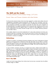 The Shift and the Denial: Scholarly Attitudes toward Family Change, 1977-2002