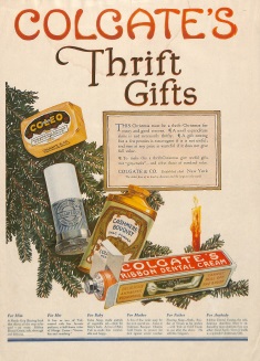 Colgate's Thrift Gifts Ad