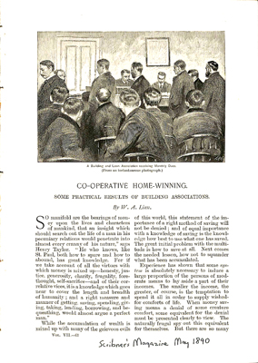 Co-operative Home-Winning