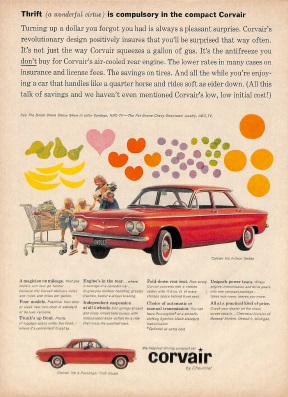 Chevy Corvair Thrift Ad