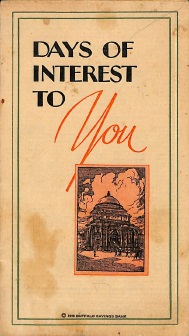 Days of Interest to You Pamphlet