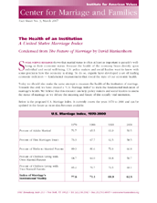 The Health of an Institution