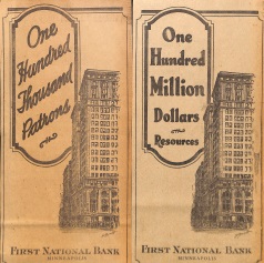 First National Bank Ads