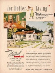 National Homes, 'For Better Living' Ad