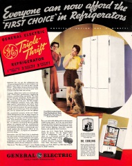 General Electric Triple Thrift Refrigerator Ad