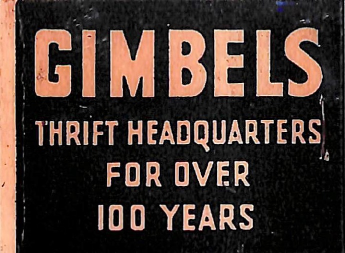 Gimbles Thrift Headquarters for Over 100 Years Magnet