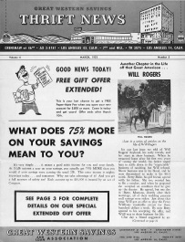 Great Western Savings Thrift News