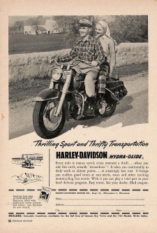 Harley-Davidson 'Thrifty' Transportation Ad