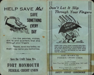 Fort Monmouth Federal Credit Union 'Help Me Save' Coin Book