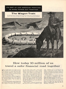 The Wagon Train Credit Union Ad
