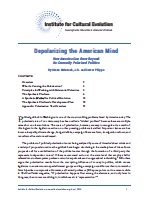 Depolarizing the American Mind: How America Can Grow Beyond Its Currently Polarized Politics