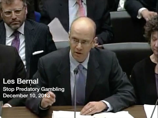 Testimony of Les Bernal