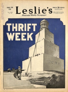 Leslie's Illustrated Weekly Newspaper, Thrift Week, Vol. CXXX, No. 3355