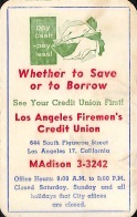 Los Angeles Firemen's Credit Union Pocket Calendar