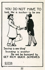Don't be a Sucker Illustration