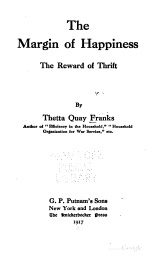 The Margin of Happiness: The Reward of Thrift
