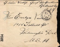 Letter to Miss Evelyn from Sergeant Bill