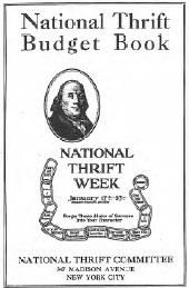 National Thrift Budget Book