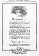 The National City Company Ad: Old-fashioned Thrift