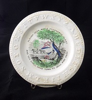 Thrift Maxim Plate: Plough Deep While Sluggards Sleep...
